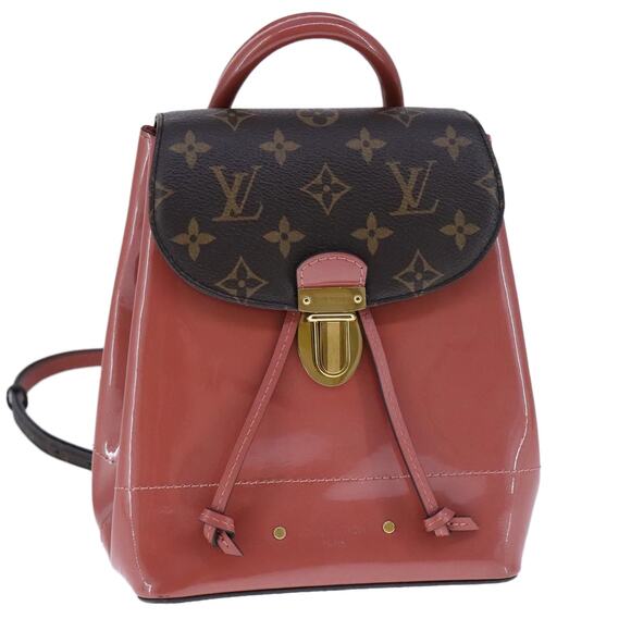 LOUIS VUITTON Monogram Vernis Hot Springs Backpack Pink M53545 - Picture 1 of 16